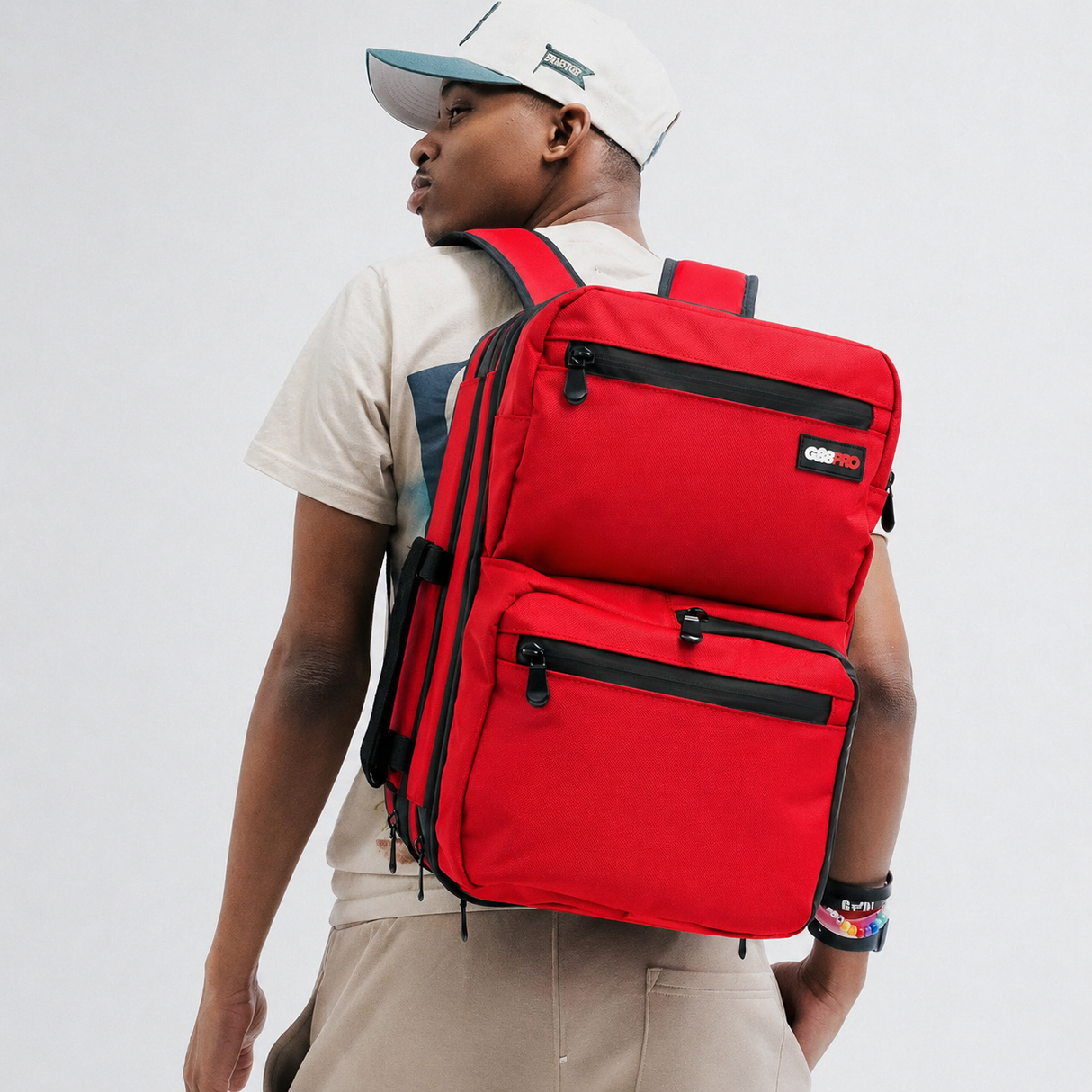 Mid Size Mobile Workstation Backpack – Fire Red