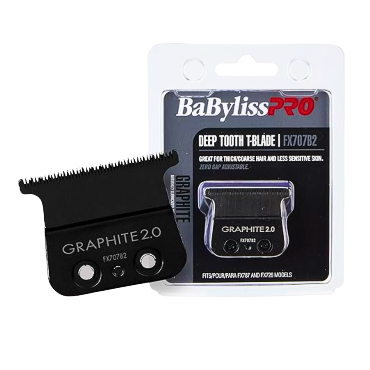 BaBylissPRO Graphite Deep Tooth T-Blade