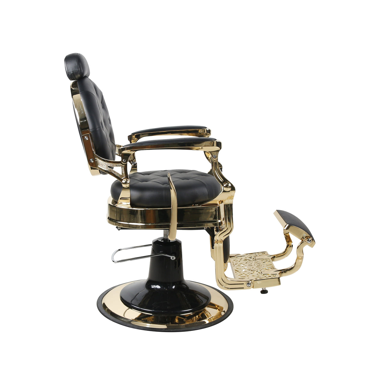 JV Imperial Royalty Black & Gold Barber Chair