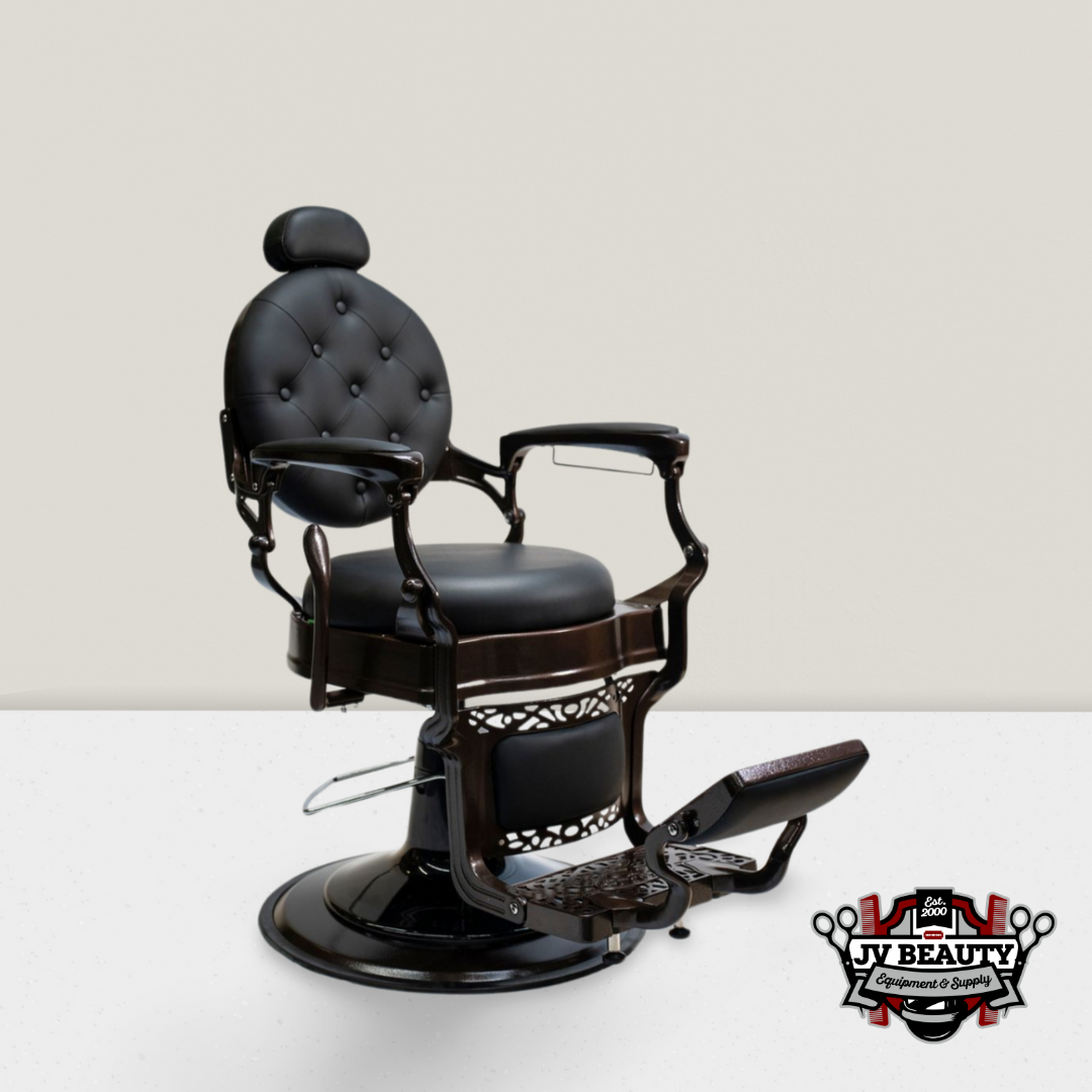 JV Royalty Bronze Barber Chair