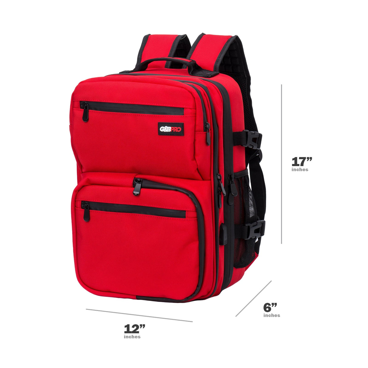 Mid Size Mobile Workstation Backpack – Fire Red