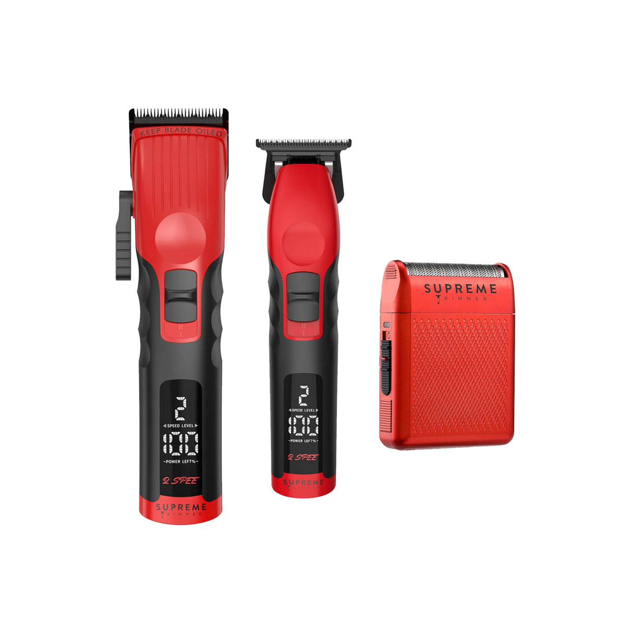 Supreme Trimmer 2SPEE Clipper + Trimmer and Solo Shaver Combo