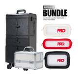 All-In-One Trolley Case, Beauty Organizer and Packing Cubes Bundle