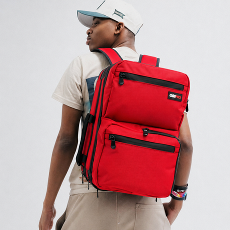 Mid Size Mobile Workstation Backpack – Fire Red