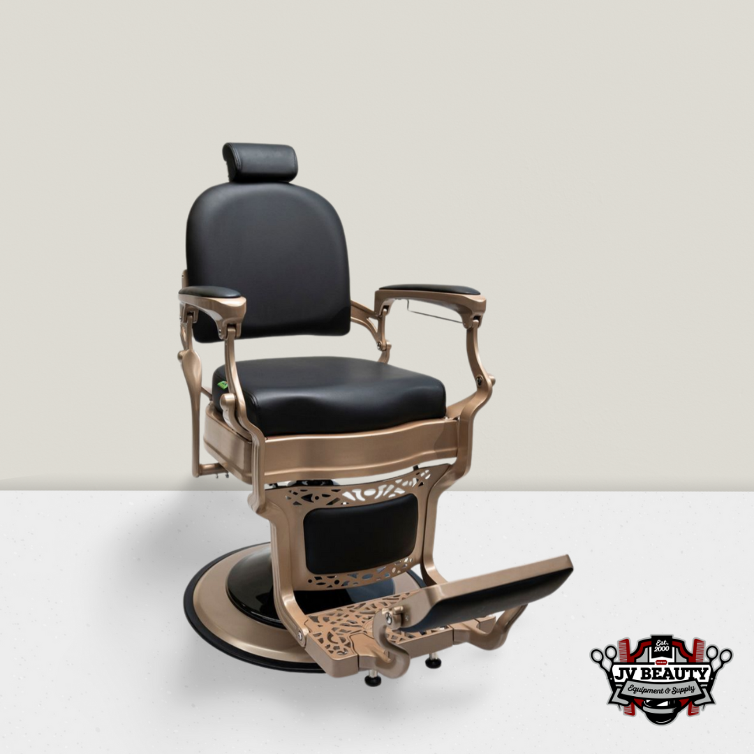 Jv Imperial Champagne Barber Chair