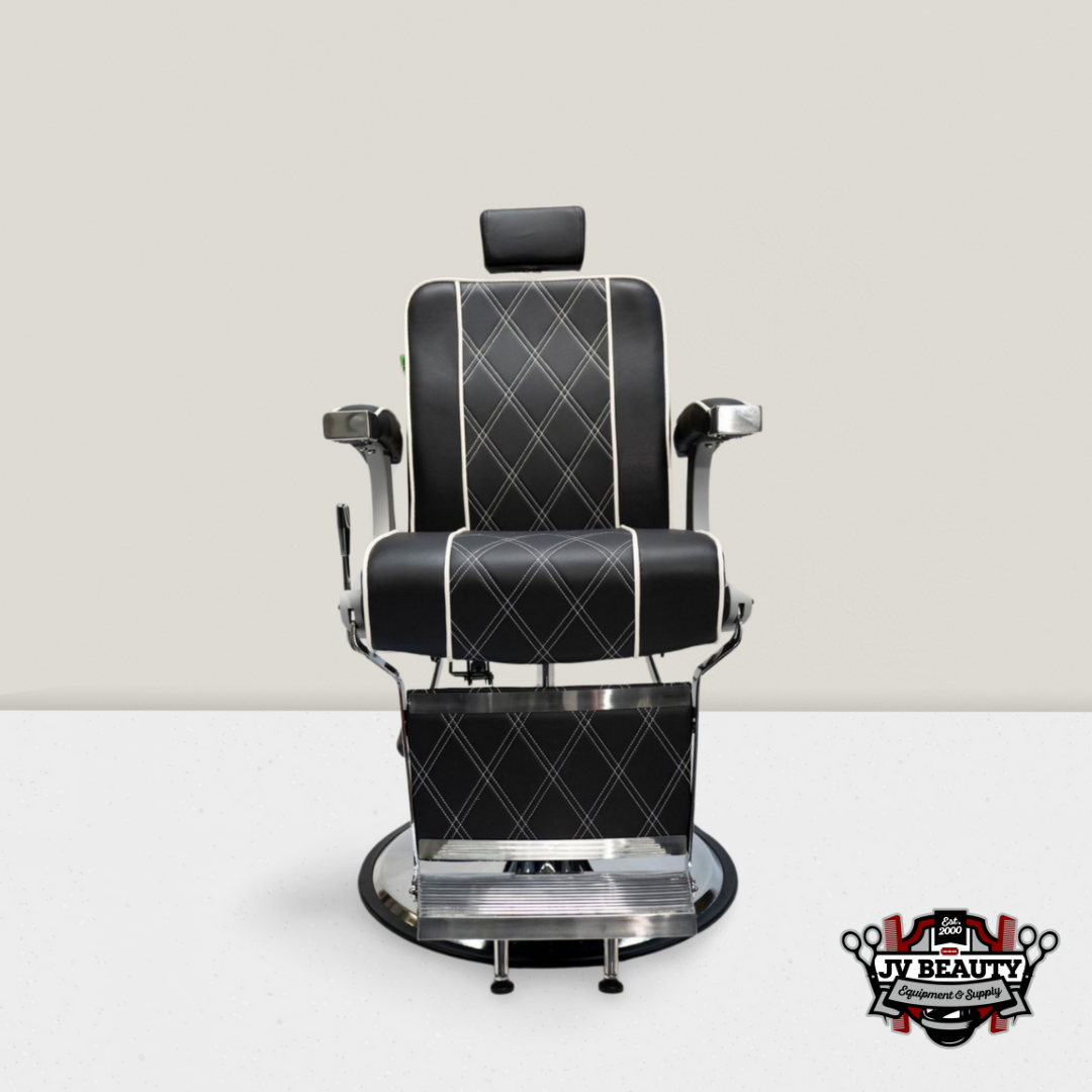 JV Shelby Black Barber Chair