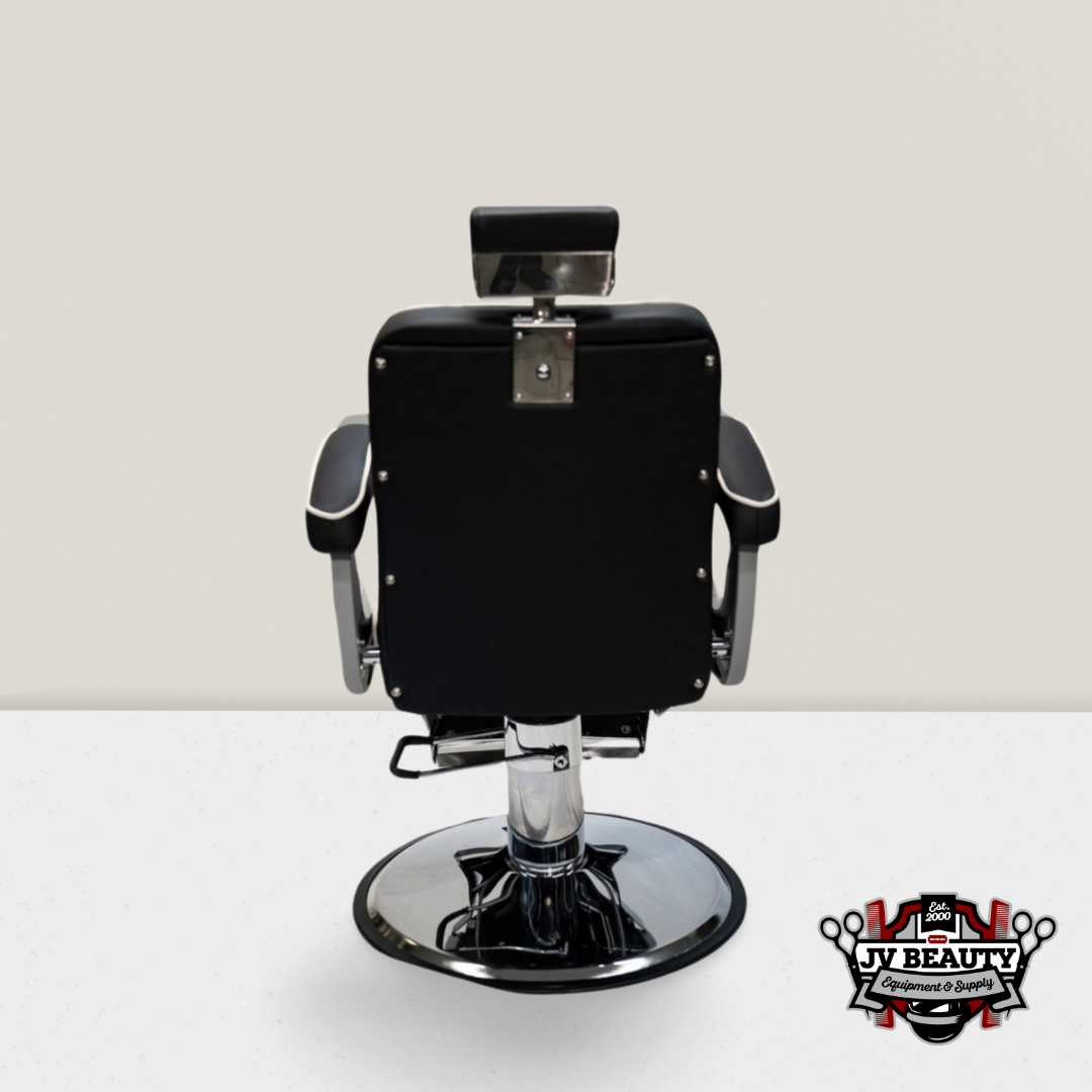 JV Shelby Black Barber Chair