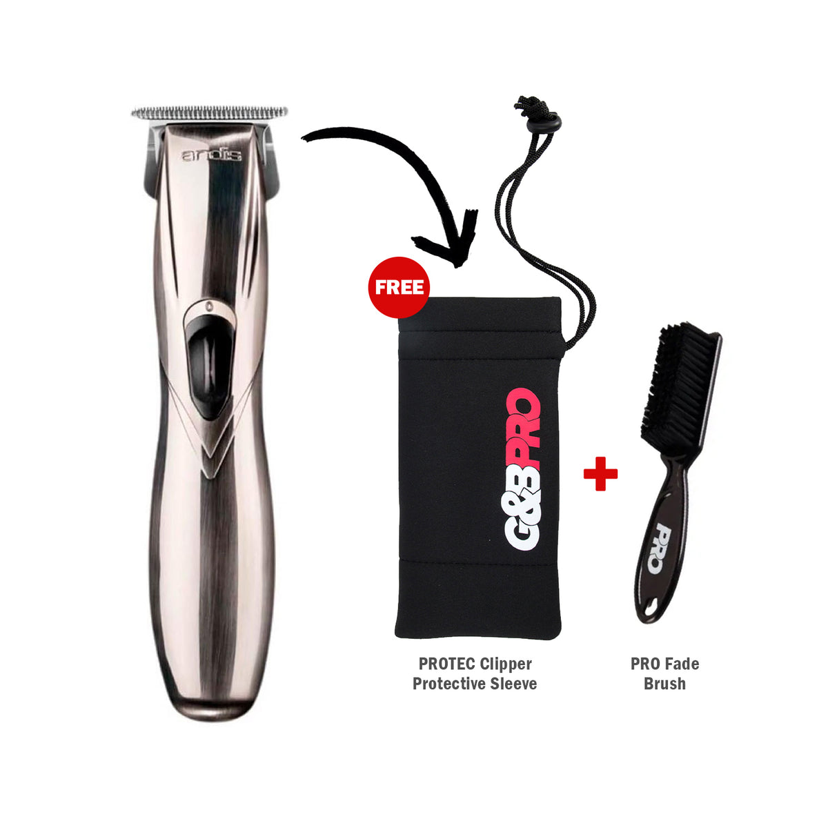 Andis Slimline Pro GTX Trimmer + PRO Essentials – The PROSHOP
